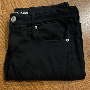 Express Jeans, Mia Legging, Mid Rise in Black
